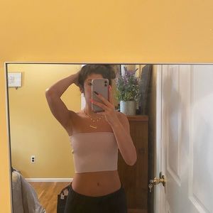 Mauve tube top LA hearts